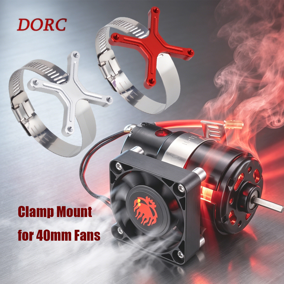 Rc Hobby Grade Plane - Universele Verstelbare Fan Mount 30-49mm Breed