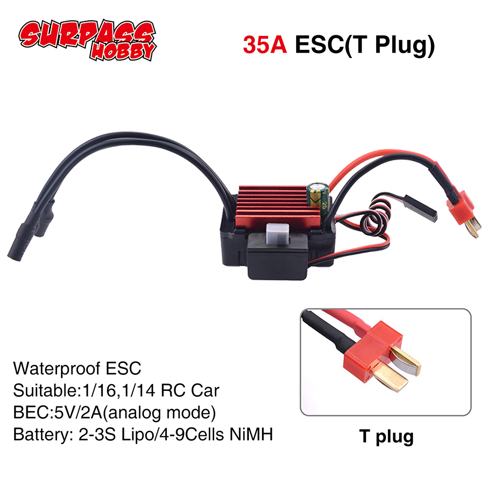 SURPASSHOBBY ESC 150A 80A 120A - Esc Waterproof 60A recensie en prijs
