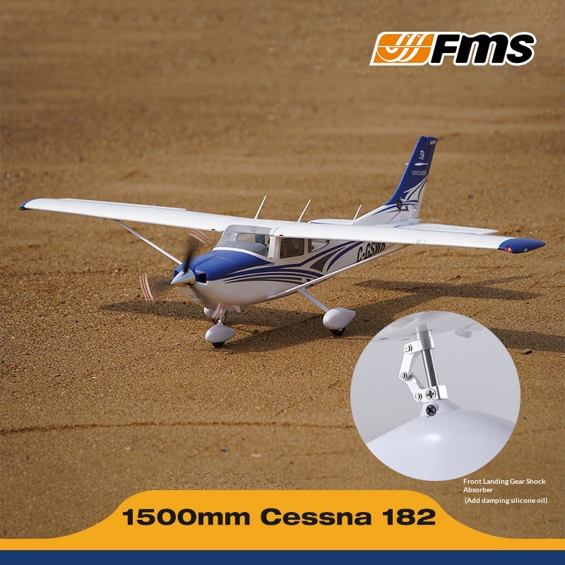 Fms 1500mm Cessna RC Vliegtuig - Rc Hobby Experts recensie en prijs