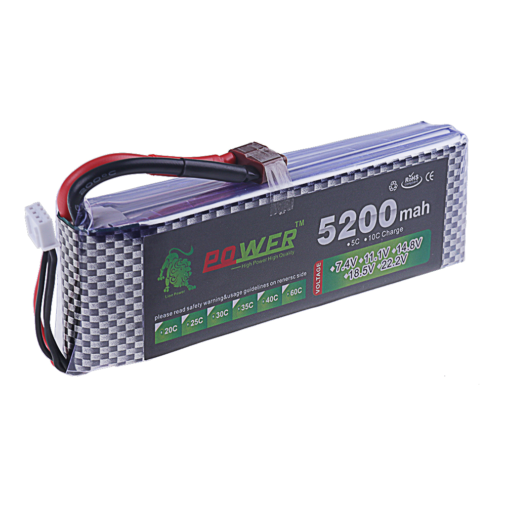 3S Lipo Batterij 11.1V 5200mah - Rc Hobbyking recensie en prijs