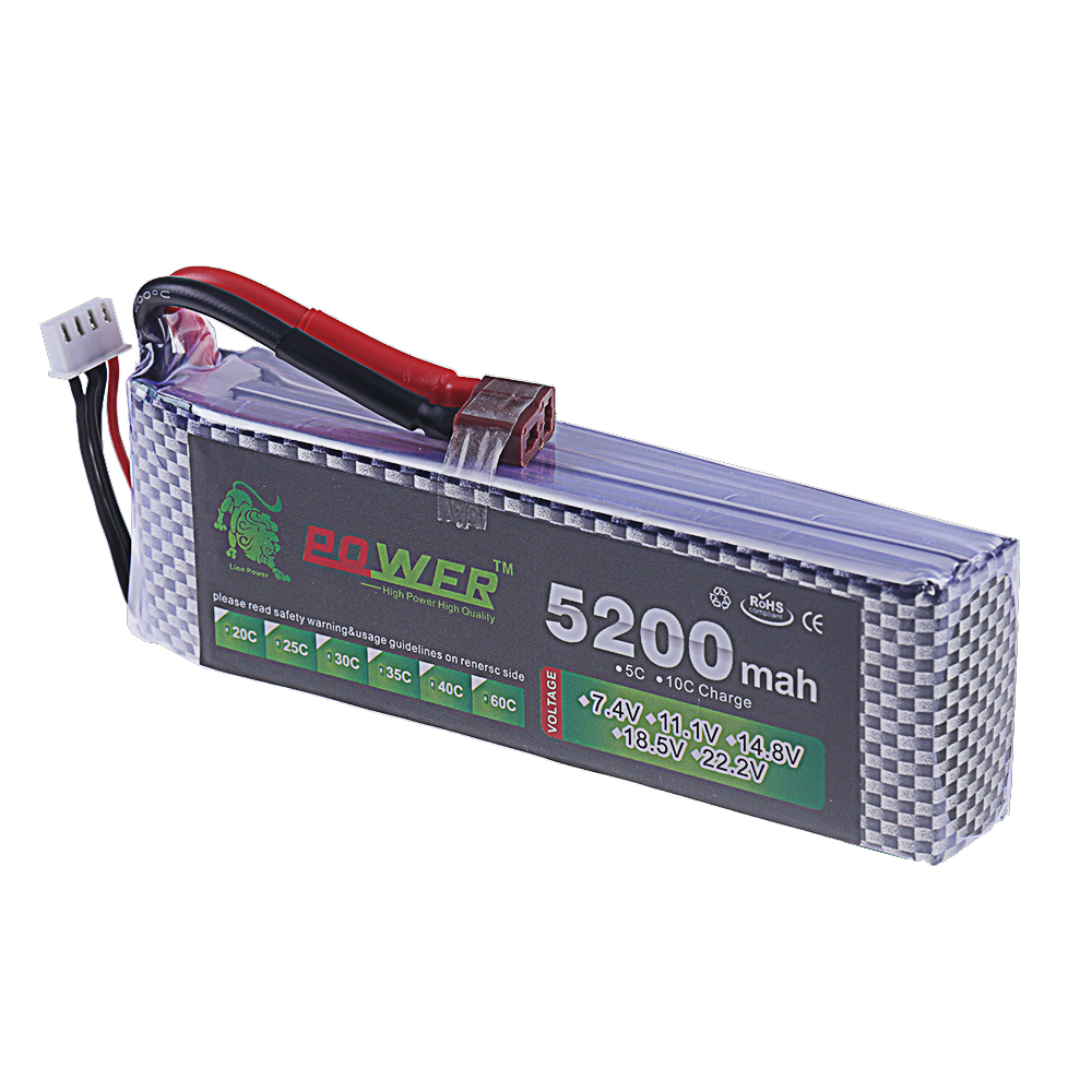 3S Lipo Batterij 11.1V 5200mah - Rc Hobbyking recensie en prijs
