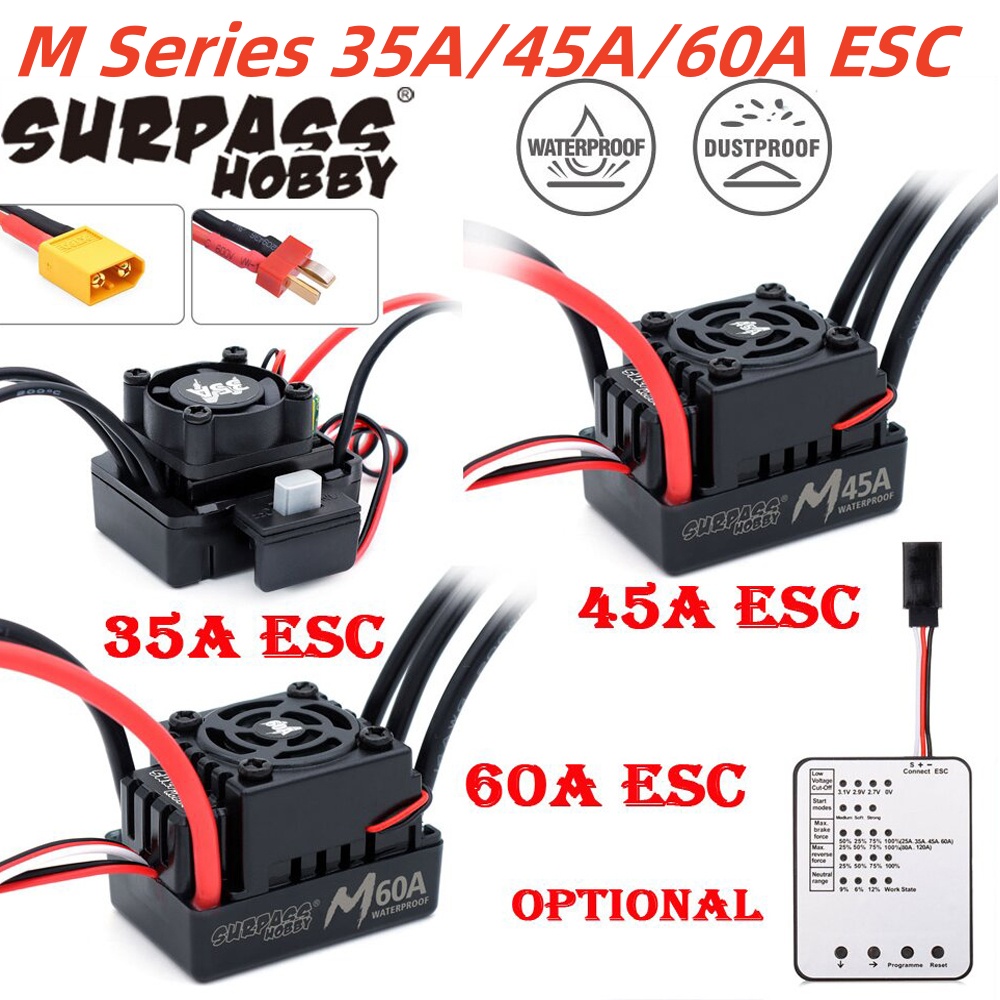 OVERTREFF HOBBY 60A 45A 35A Wa - Esc Waterproof 60A recensie en prijs